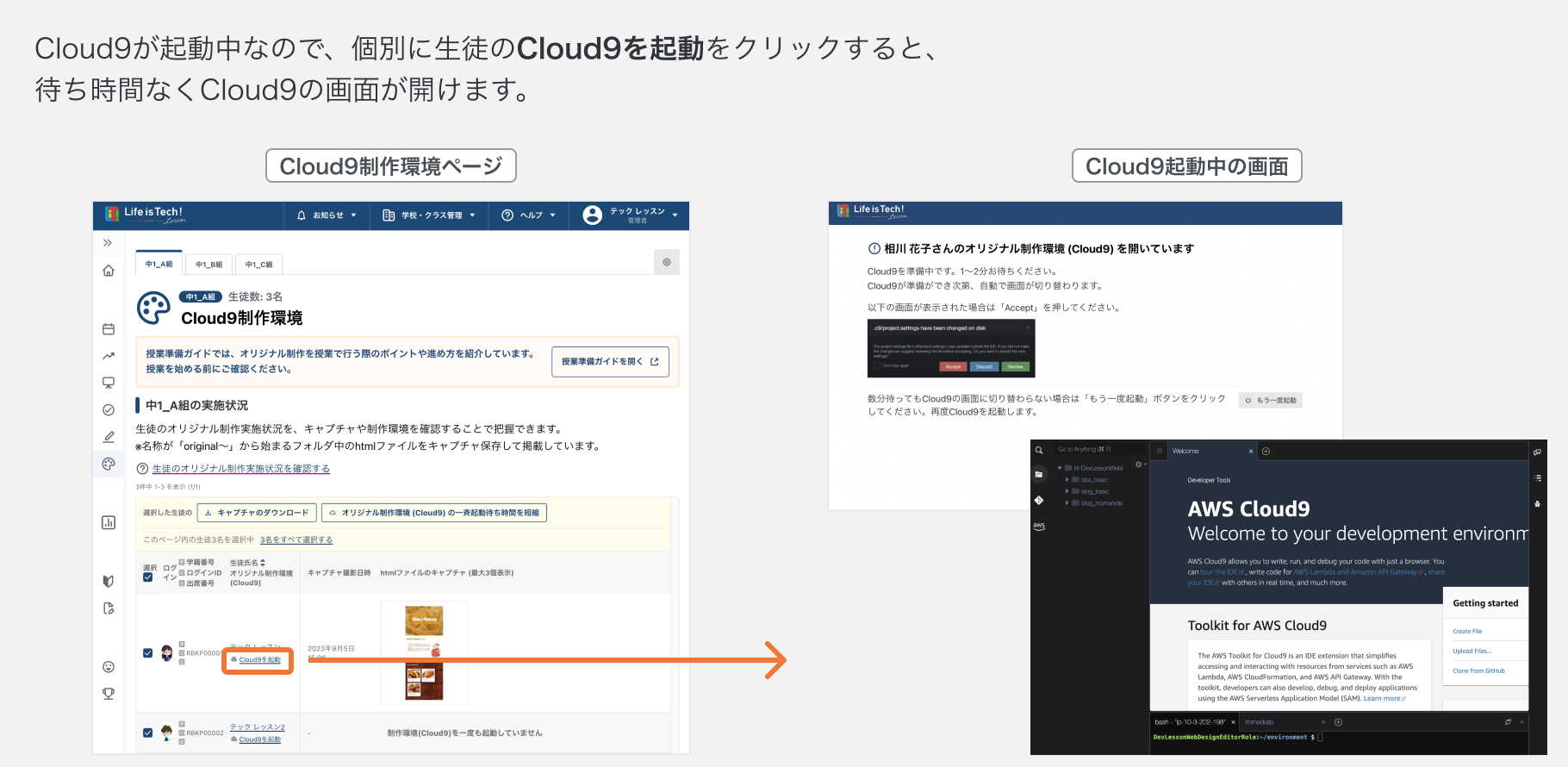 オリジナル制作ページから生徒のCloud9を一斉に起動し待ち時間を短縮する4.png
